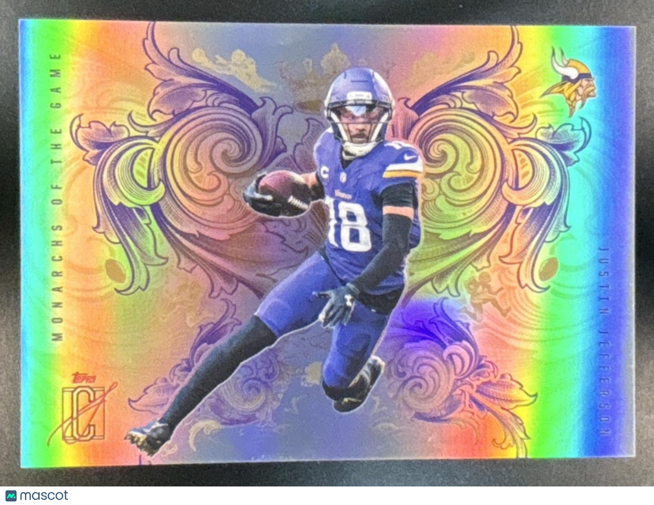 2025 Topps Signature Class Justin Jefferson Monarchs of the Game #MTG-5 SSP - Sports Cards