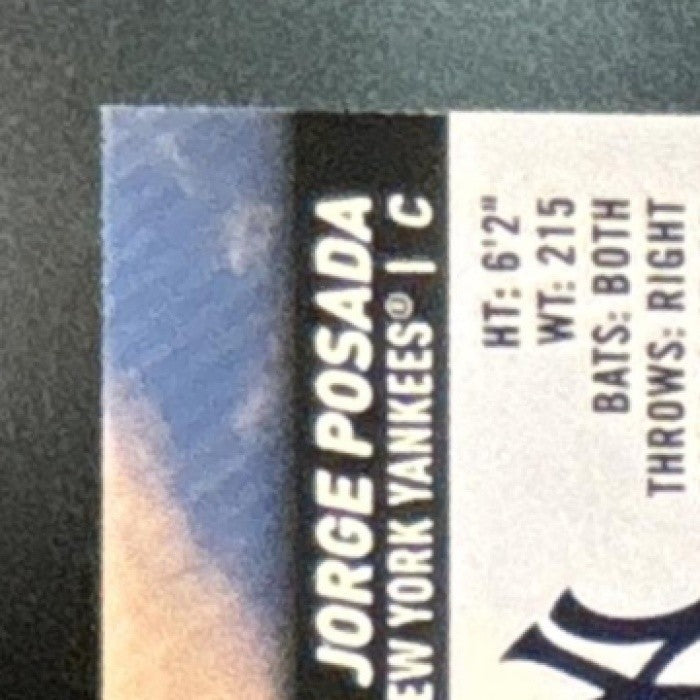 2025 Topps Stadium Club Jorge Posada Auto Yellow Foil #SCBA-JP New York Yankees - Sports Cards
