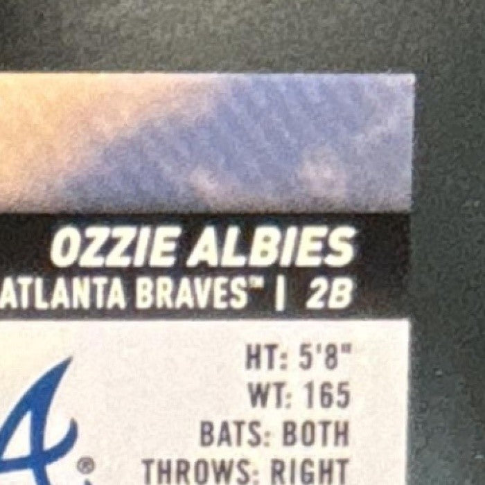 2025 Topps Stadium Club Ozzie Albies Auto /75 #SCBA-OA Atlanta Braves - Sports Cards