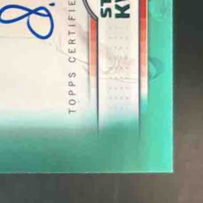 2025 Topps Stadium Club Steven Kwan Auto Turquoise /99 Cleveland Guardians - Sports Cards