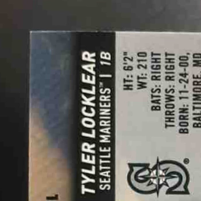 2025 Topps Stadium Club Tyler Locklear Auto Yellow Foil Seattle Mariners - Sports Cards