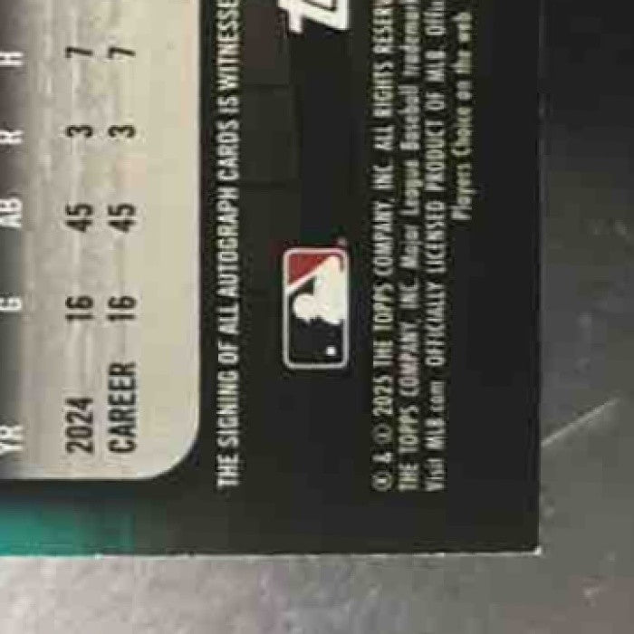 2025 Topps Stadium Club Tyler Locklear Auto Yellow Foil Seattle Mariners - Sports Cards
