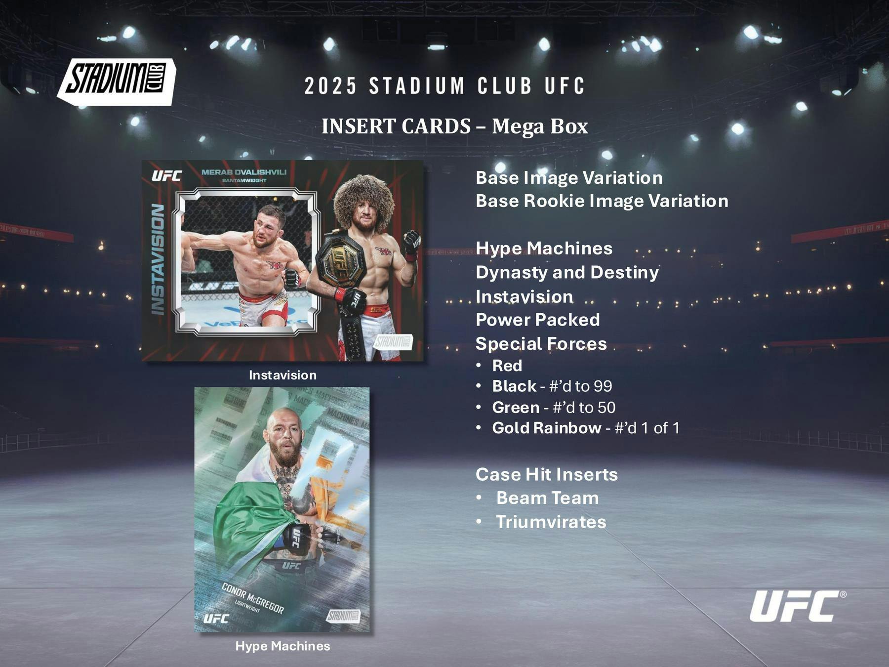 2025 Topps Stadium Club UFC Mega Box - Trading Cards