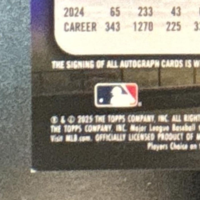 2025 Topps Stadium Club Zac Veen Chrome Auto #SCCA-ZV Colorado Rockies - Sports Cards
