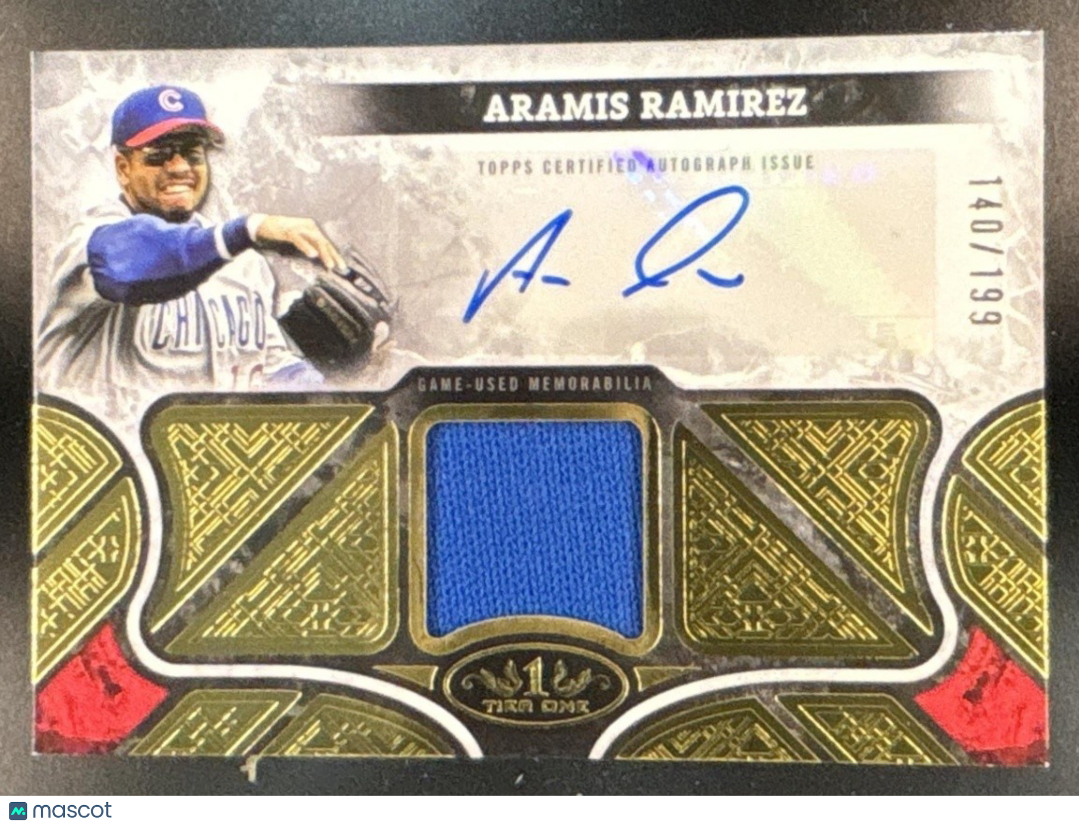 2025 Topps Tier One Aramis Ramirez Auto Relics /199 #AT1R-ARA Chicago Cubs - Sports Cards