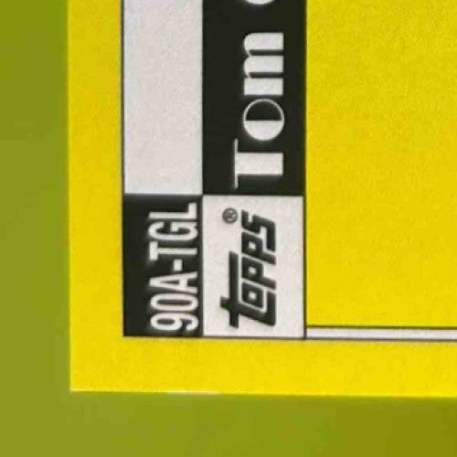 2025 Topps Tom Glavine 1990 Baseball Auto S1 Gold 34/50 #90A-TGL Atlanta Braves - Sports Cards