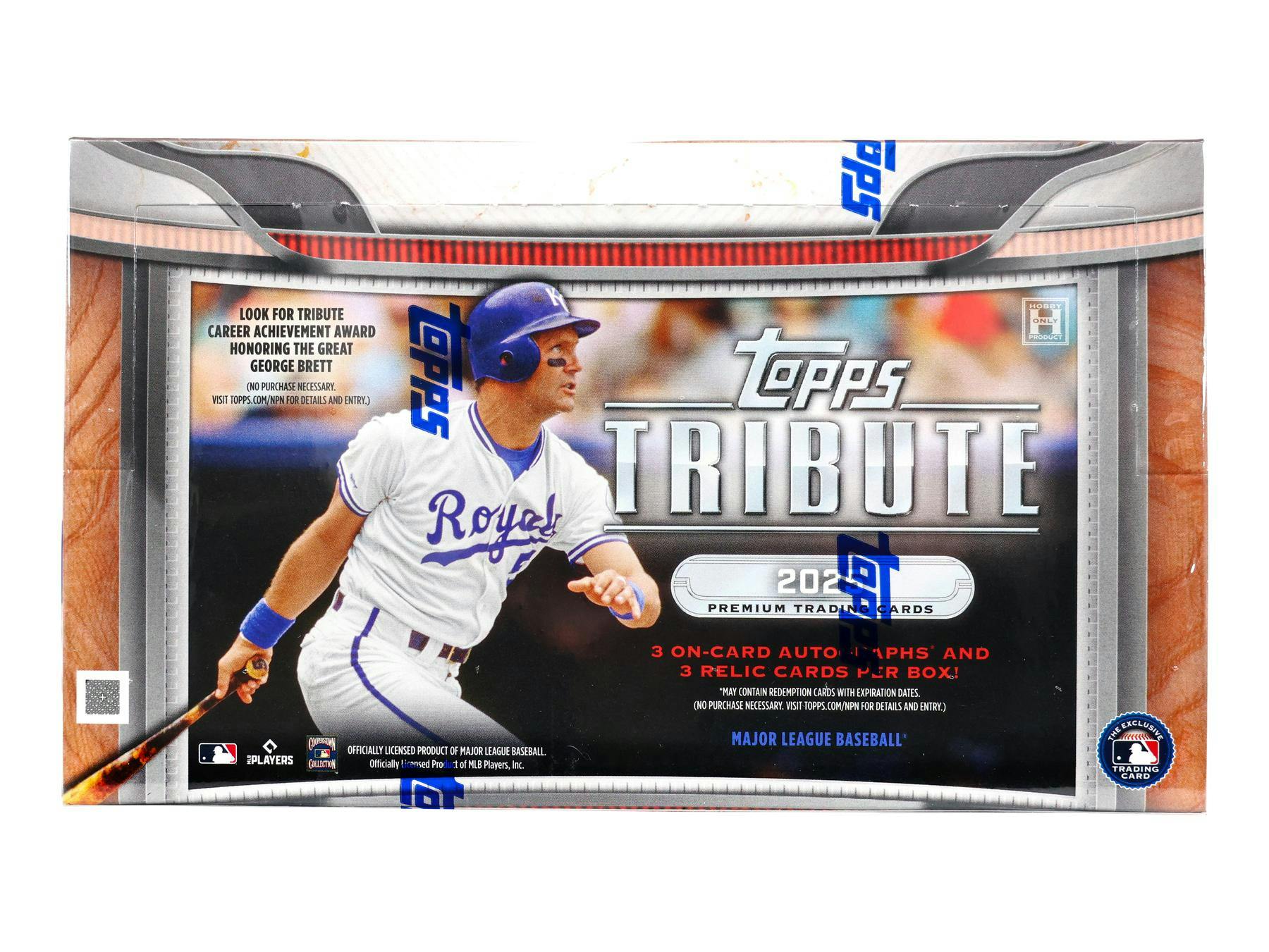 2025 Topps Tribute Baseball Hobby Box (3 Auto / 3 Mem) - MLB hobby