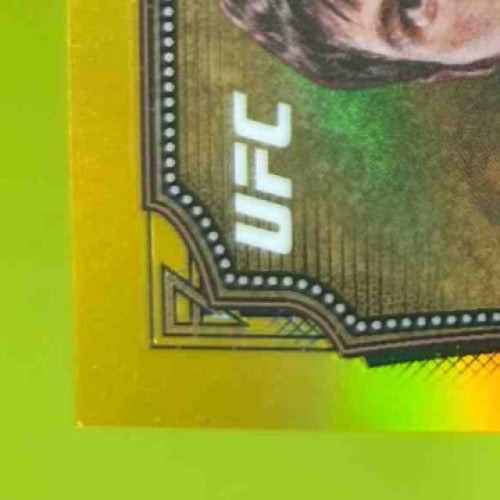 2025 Topps UFC Chrome Magomed Ankalaev Allen & Ginter Gold Refractor /50 #AAG-1 - Sports Cards