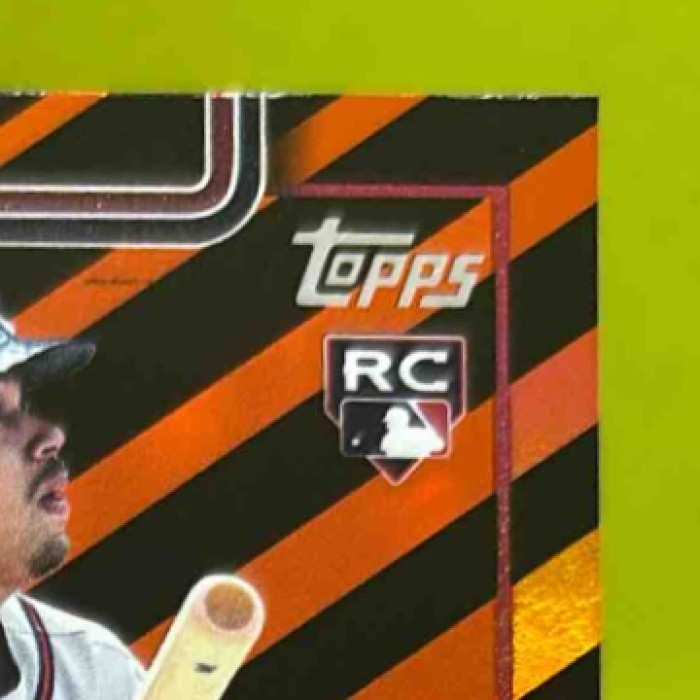 2025 Topps Update Drake Baldwin Holiday Jack O’Lantern #US113 RC Atlanta Braves - Sports Cards