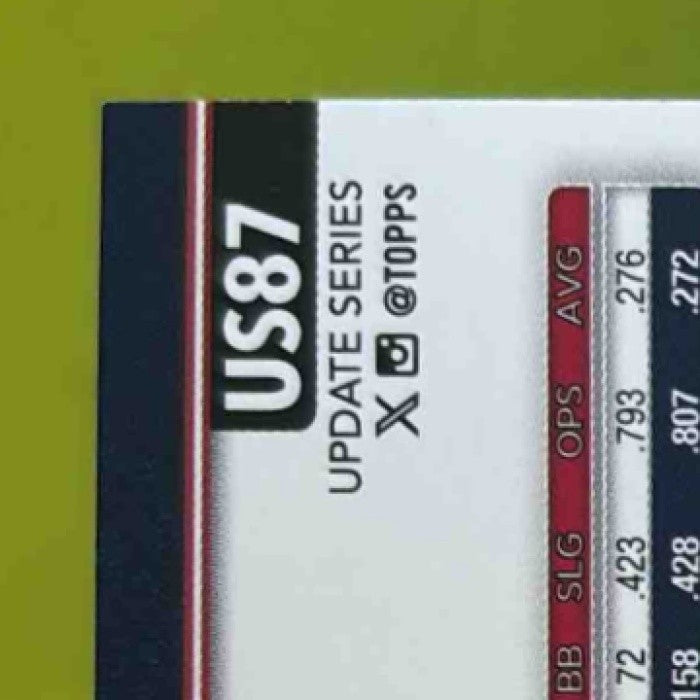 2025 Topps Update Drake Baldwin Pink Holo Foil #US87 RC Atlanta Braves - Sports Cards