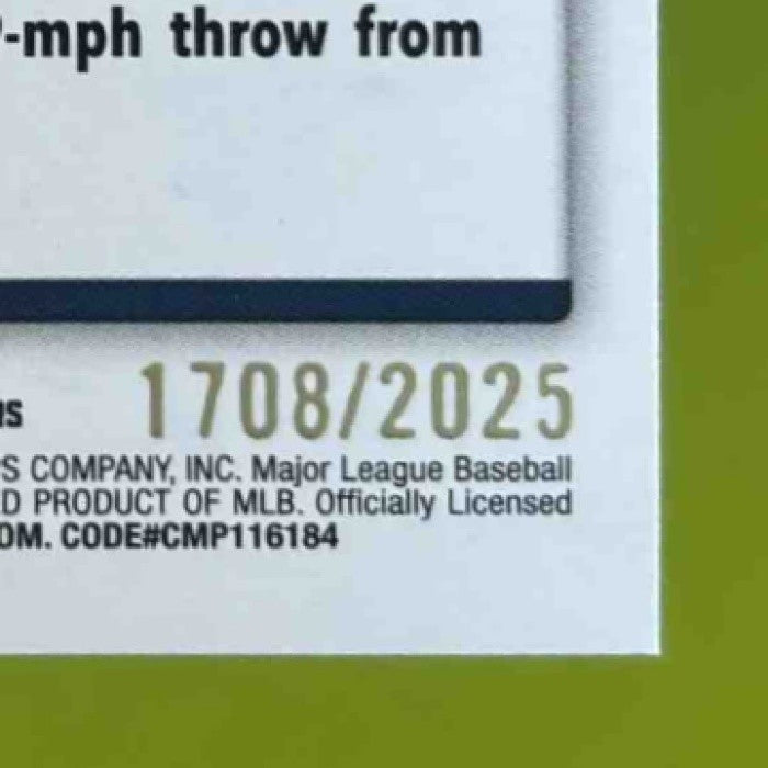 2025 Topps Update Dylan Crews Gold Border /2025 #US223 RC Washington Nationals - Sports Cards