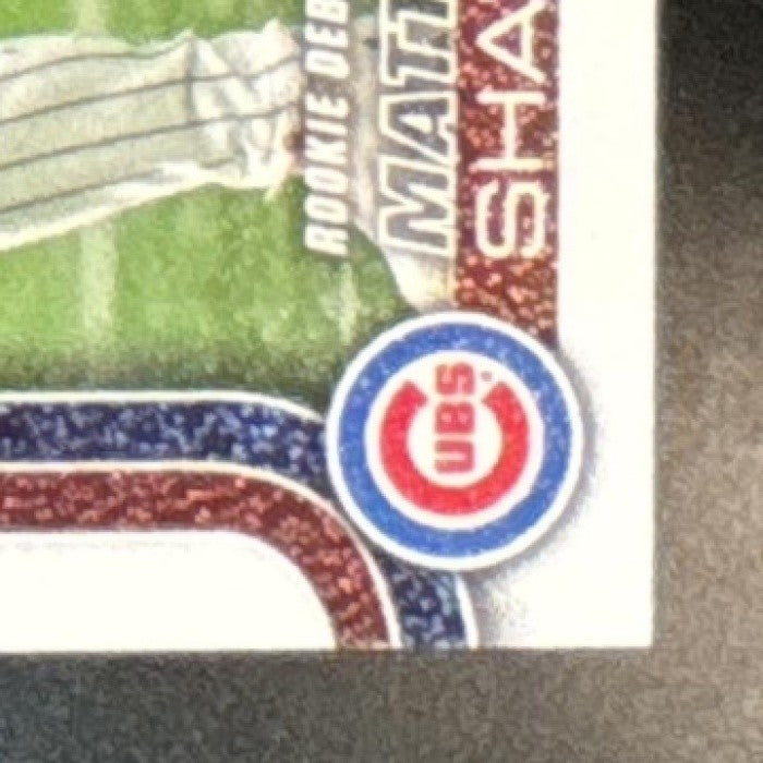 2025 Topps Update Matt Shaw Canvas /50 #US345 RC Rookie Debut Chicago Cubs - Sports Cards
