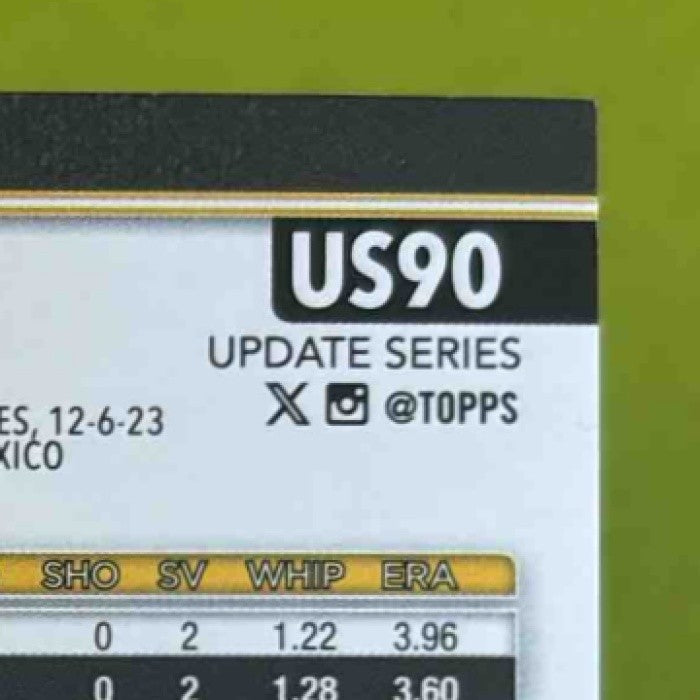 2025 Topps Update Omar Cruz Holiday Mummy 9/50 #US90 RC San Diego Padres - Sports Cards