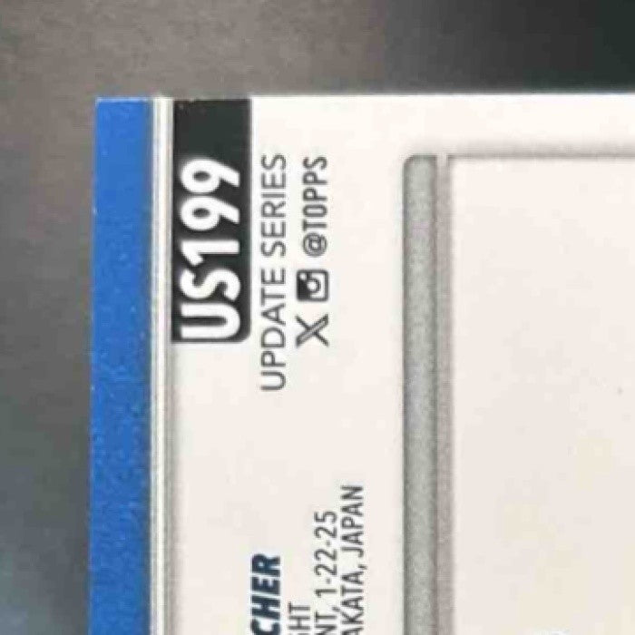 2025 Topps Update Roki Sasaki #US199 RC Los Angeles Dodgers - Sports Cards