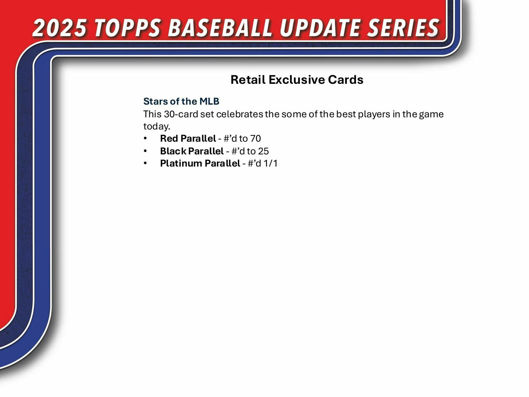 2025 Topps Update Series Baseball 7-Pack Blaster Box - MLB Hobby Box