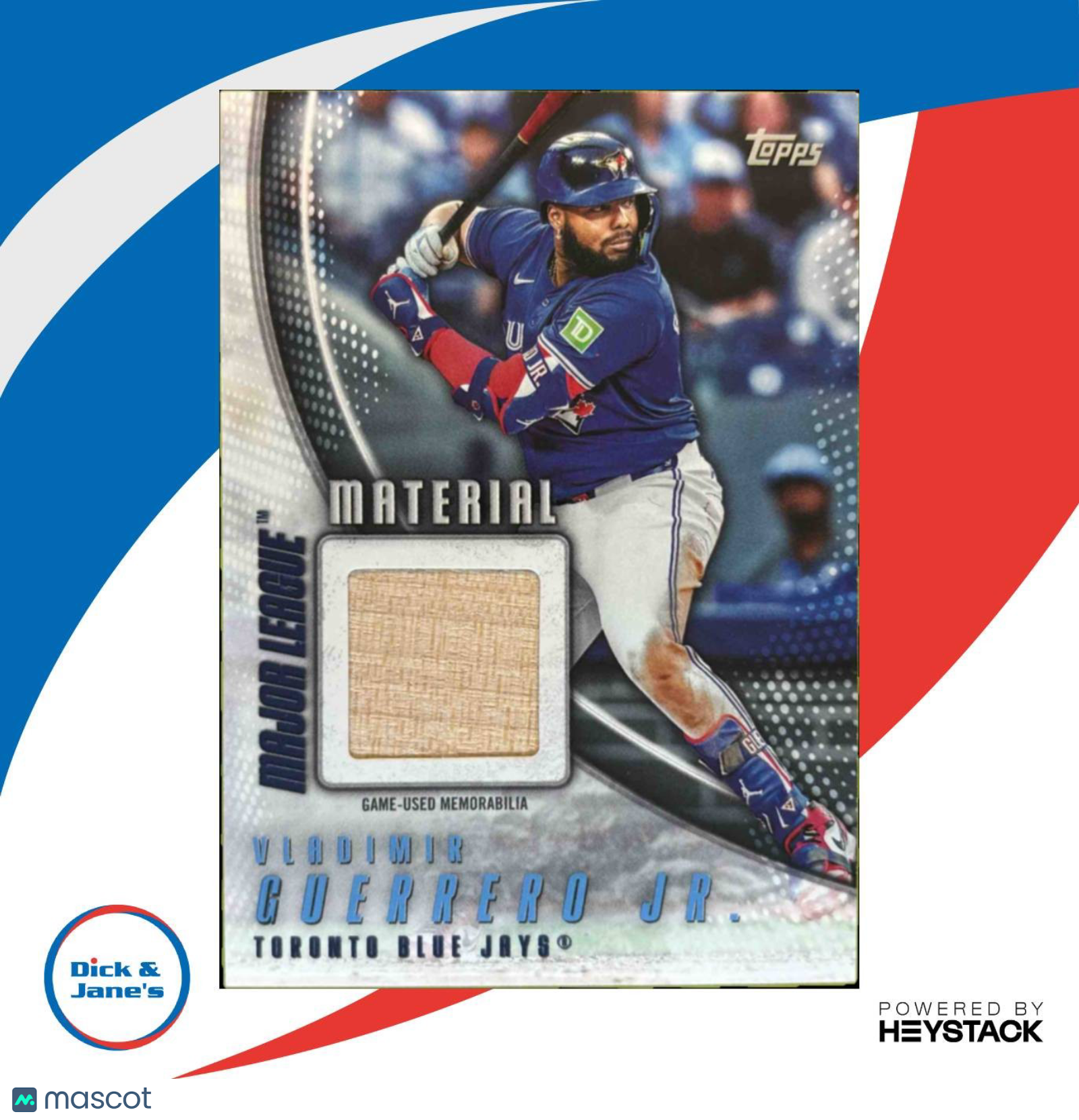 2025 Topps Vladimir Guerrero Jr. Major League Material Relics Toronto Blue Jays - Sports Cards