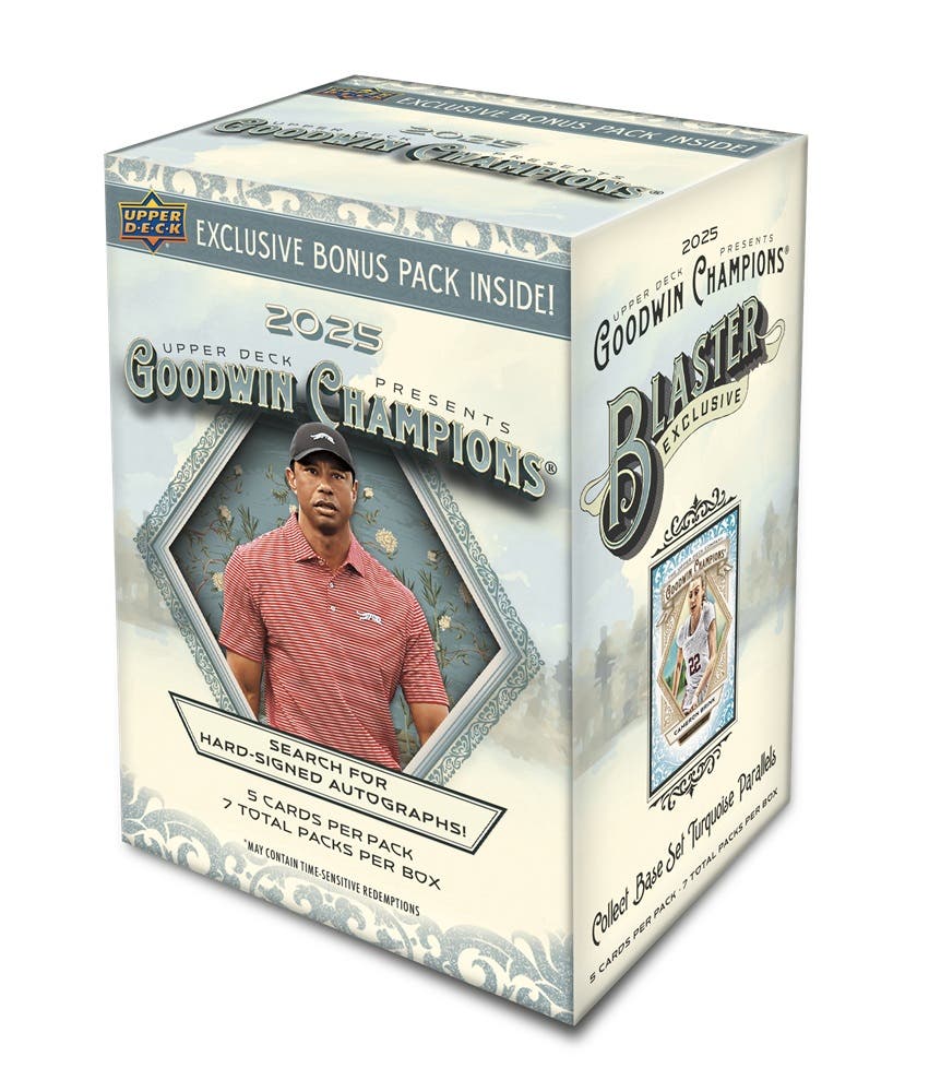 2025 Upper Deck Goodwin Champions Blaster Box (with Bonus Pack) - Trading Cards