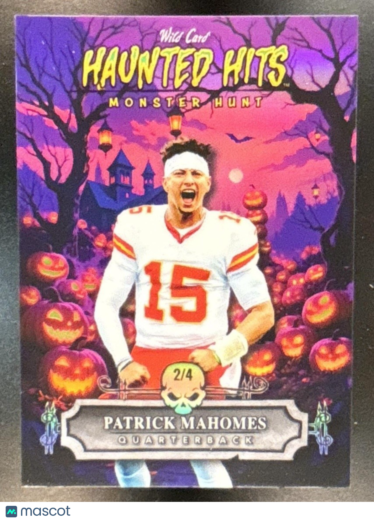 2025 Wild Card Haunted Hits Monster Hunt Patrick Mahomes /4 - Sports Cards