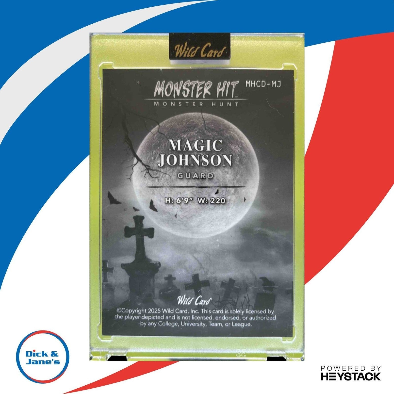 2025 Wild Card Monster Hit Monster Hunt Magic Johnson 1/1 - Sports Cards
