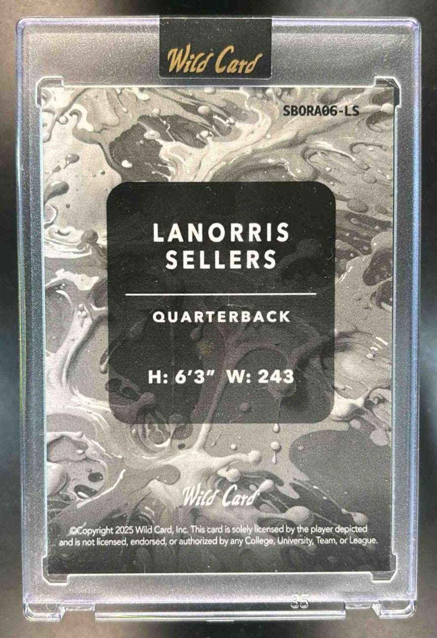 2025 Wild Card Splat Hobby Lanorris Sellers /8 - Sports Cards
