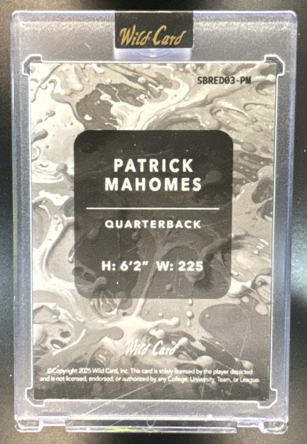 2025 Wild Card Splat Patrick Mahomes /4 - Sports Cards