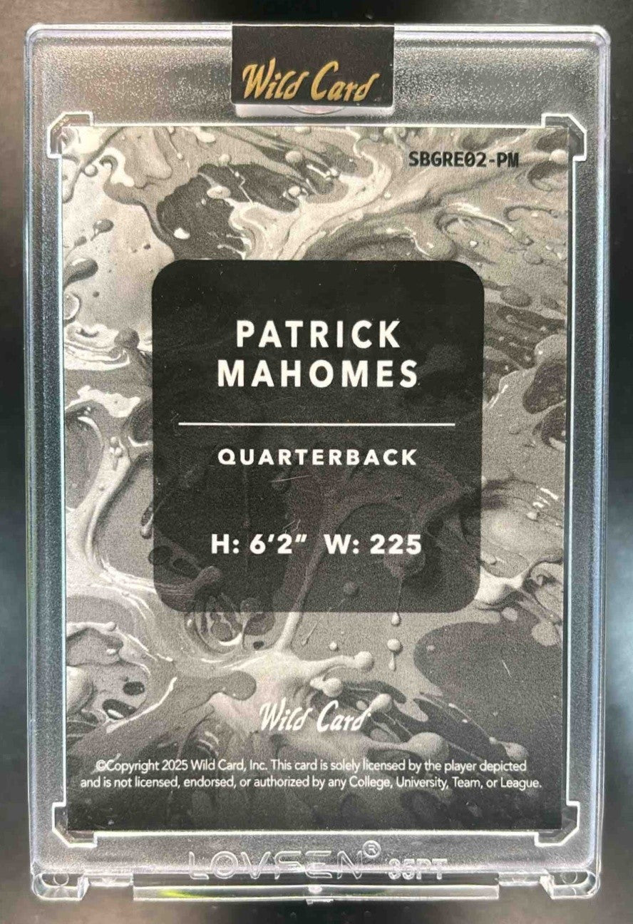 2025 Wild Card Splat Patrick Mahomes /8 - Sports Cards