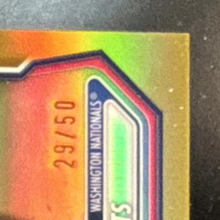 2026 Bowman Eli Willits Chrome Prospects Gold /50 #BCP-95 Washington Nationals - Sports Cards