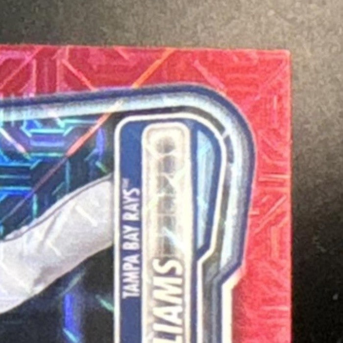 2026 Bowman Mega Box Carson Williams Chrome Red Mojo /5 #39 RC Tampa Bay Rays - Sports Cards