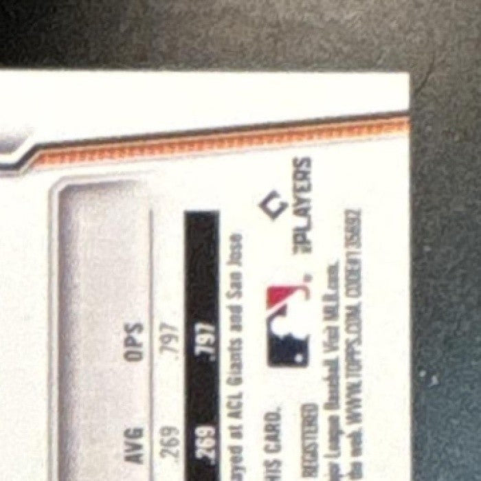 2026 Bowman Mega Box Jhonny Level Chrome Prospect Auto Blue Mojo /150 Giants - Sports Cards