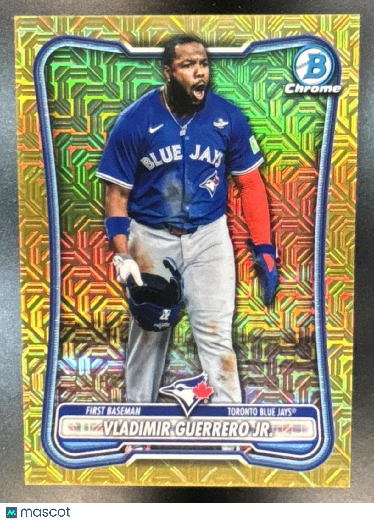 2026 Bowman Mega Box Vladimir Guerrero Jr. Chrome Gold Mojo /50 #61 Blue Jays - Sports Cards