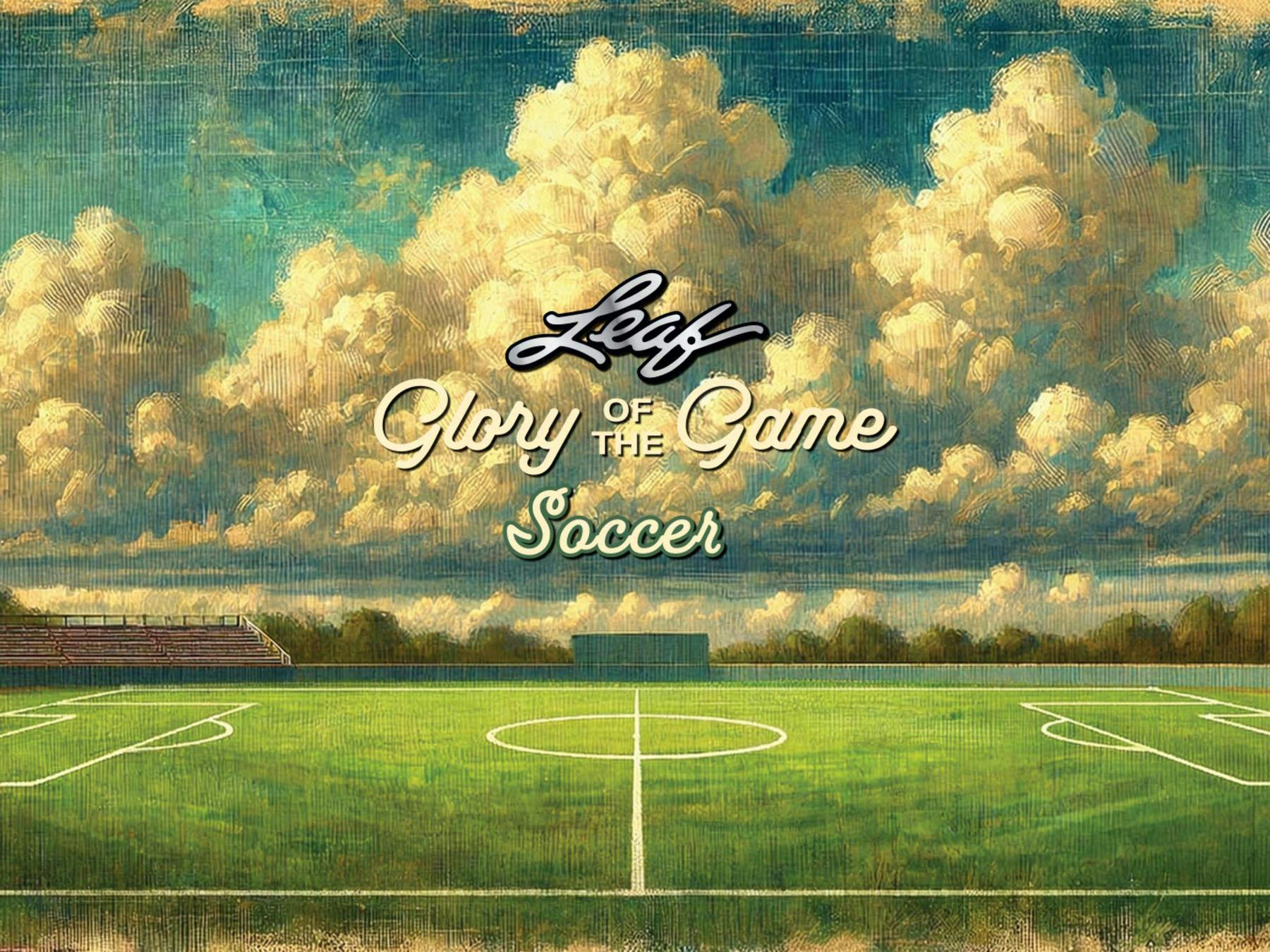 2026 Leaf Glory of the Game Soccer Hobby Box (4 Premium Hits) - Soccer Hobby Box