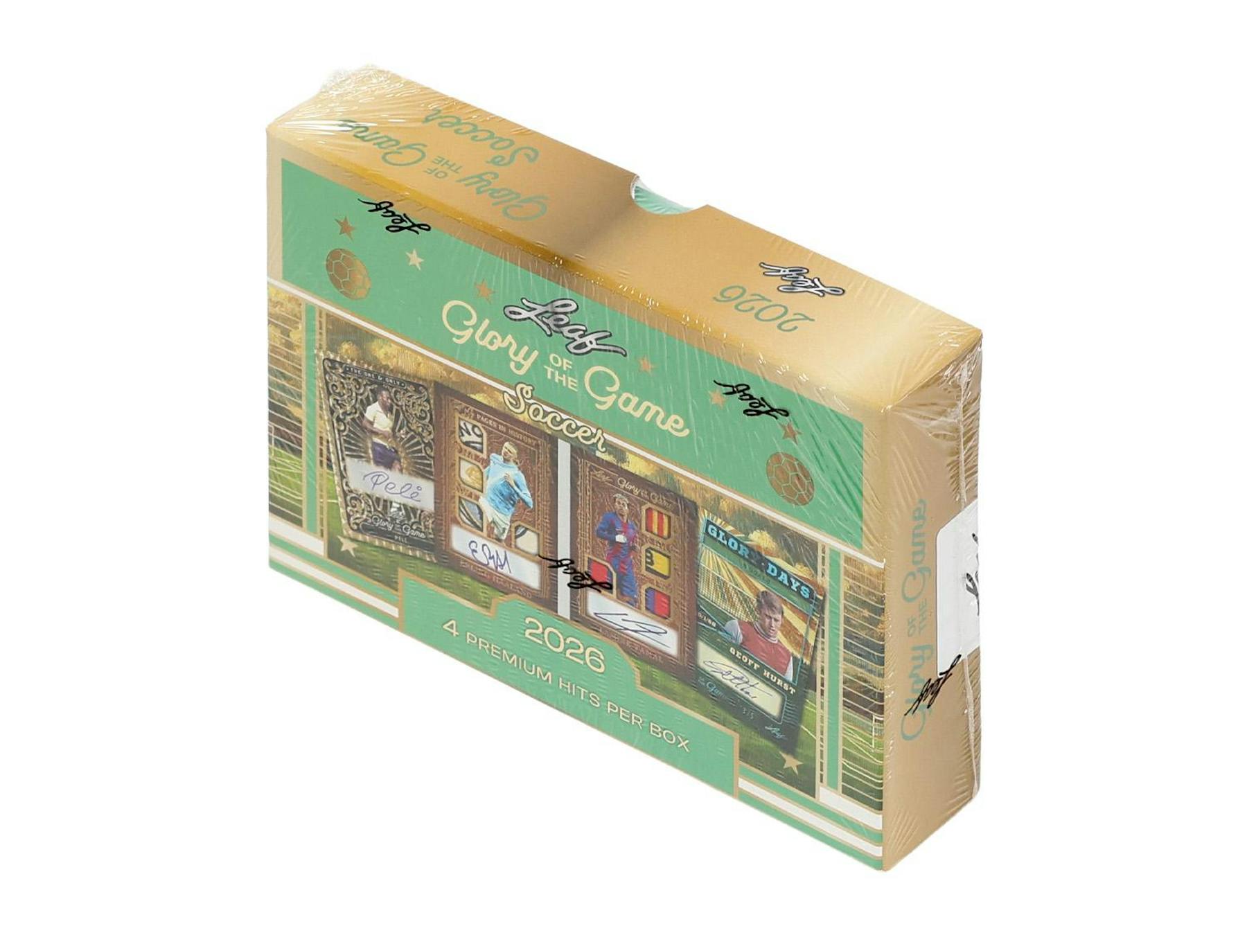 2026 Leaf Glory of the Game Soccer Hobby Box (4 Premium Hits) - Soccer Hobby Box