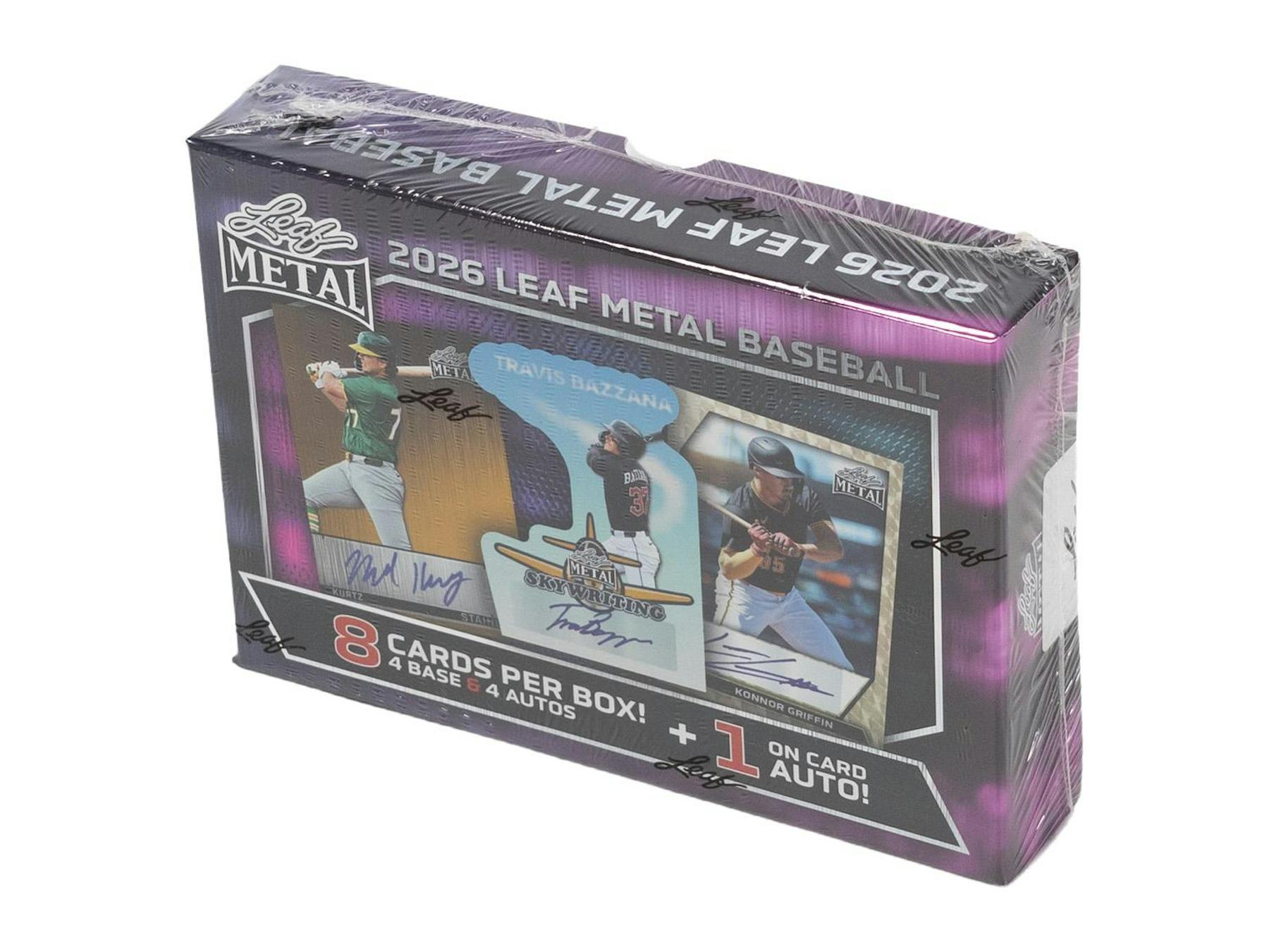 2026 Leaf Metal Baseball Hobby Box (4 Autos) - MLB Hobby Box