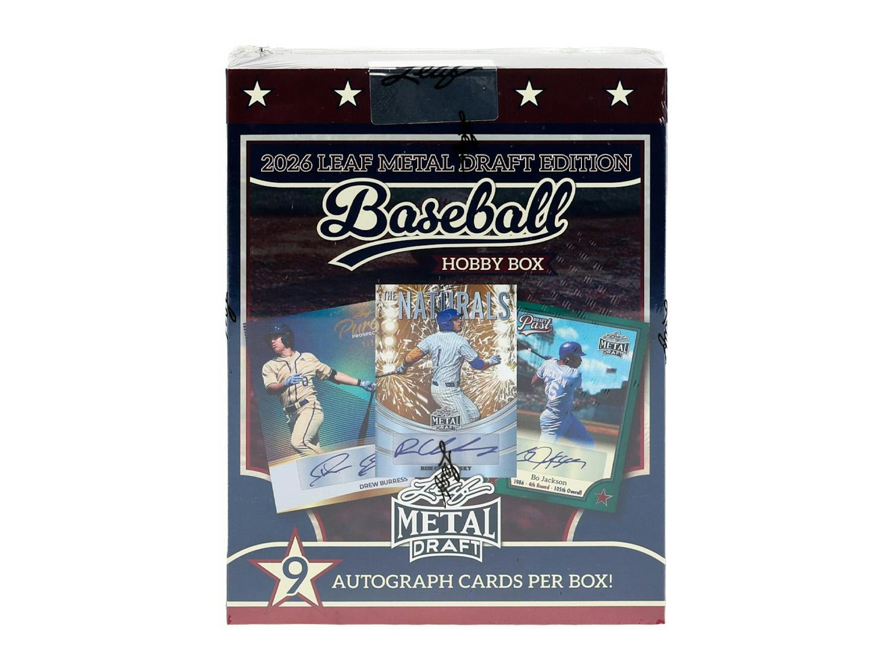 2026 Leaf Metal Draft Baseball Hobby Box (9 Autos) - MLB Hobby Box