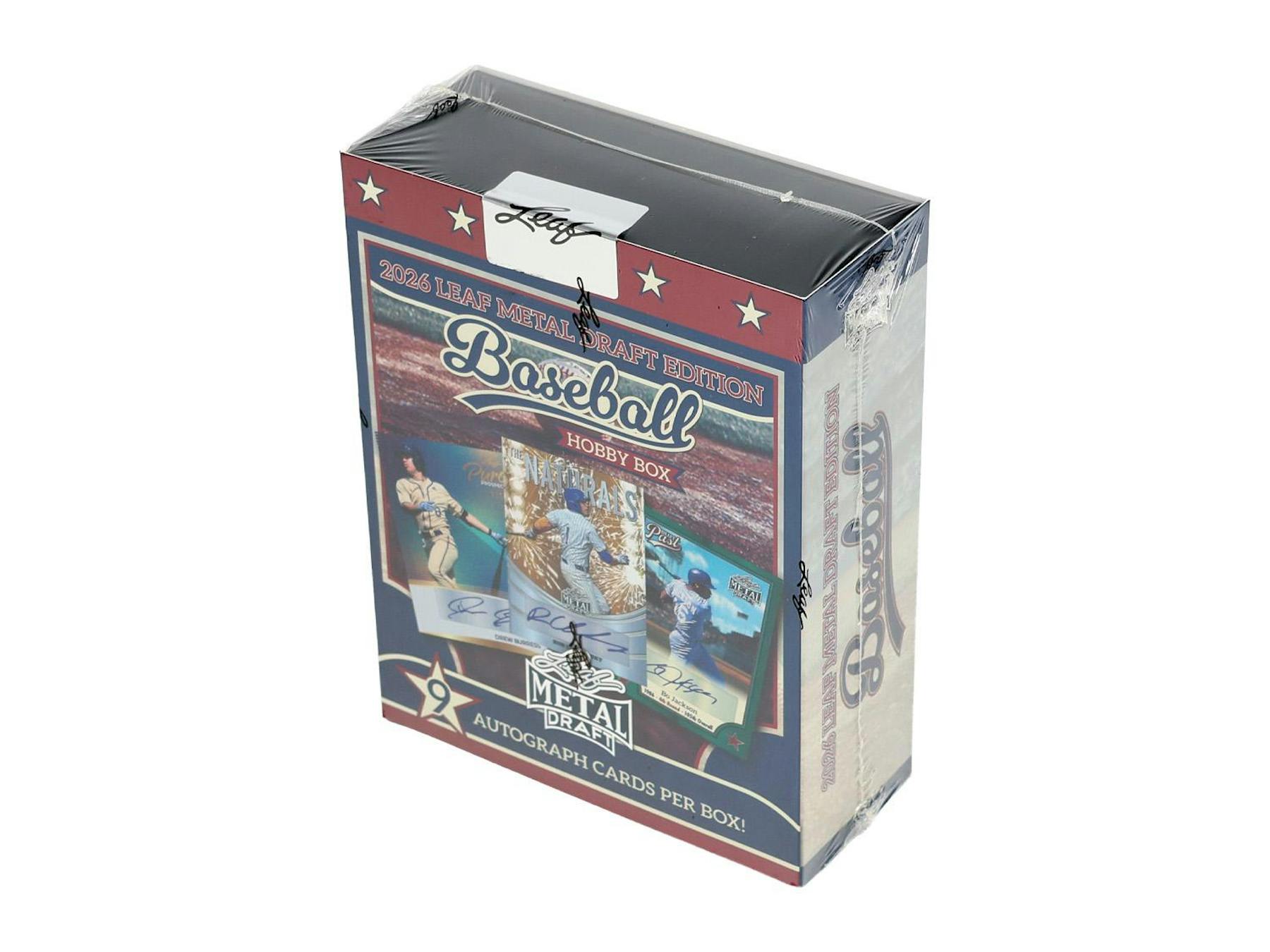 2026 Leaf Metal Draft Baseball Hobby Box (9 Autos) - MLB Hobby Box