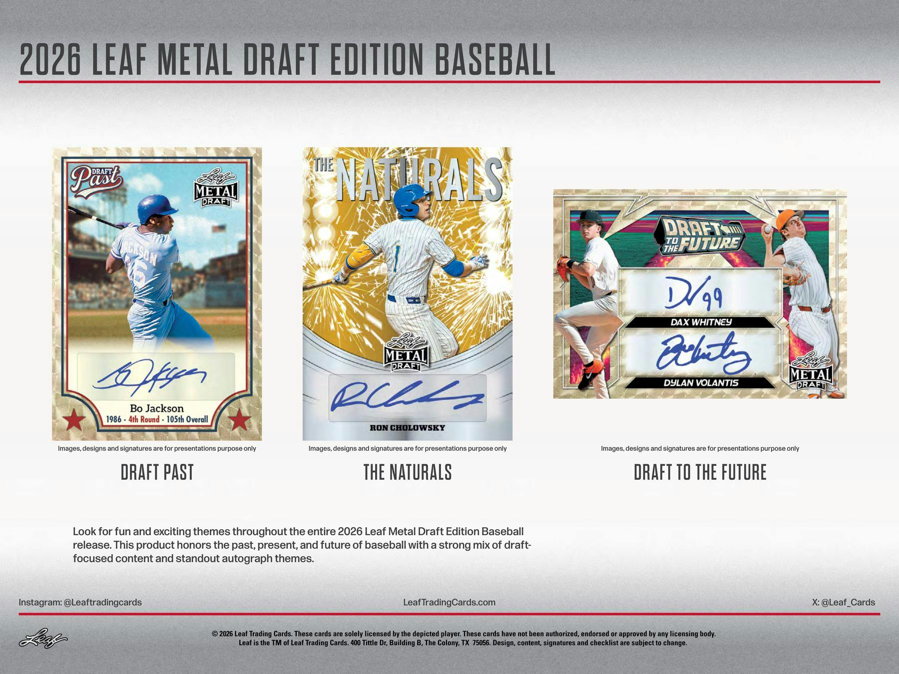 2026 Leaf Metal Draft Baseball Hobby Box (9 Autos) - MLB Hobby Box