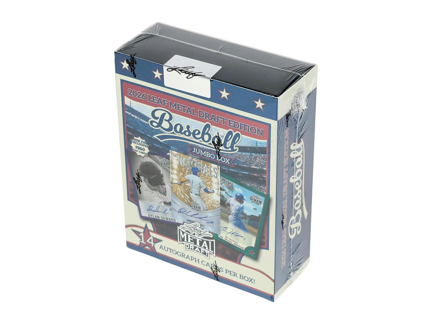 2026 Leaf Metal Draft Baseball Mega Jumbo Box (14 Autos) - MLB Hobby Box