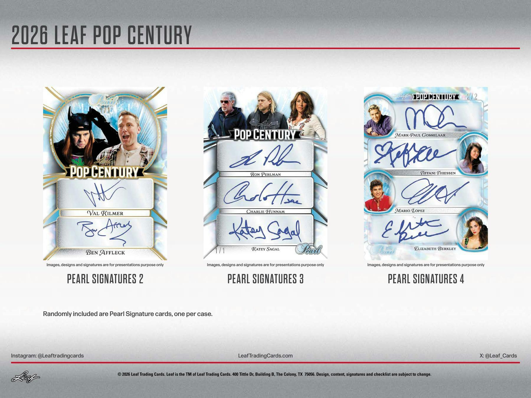 2026 Leaf Metal Pop Century Hobby Box (4 Autos) - Hobby Box