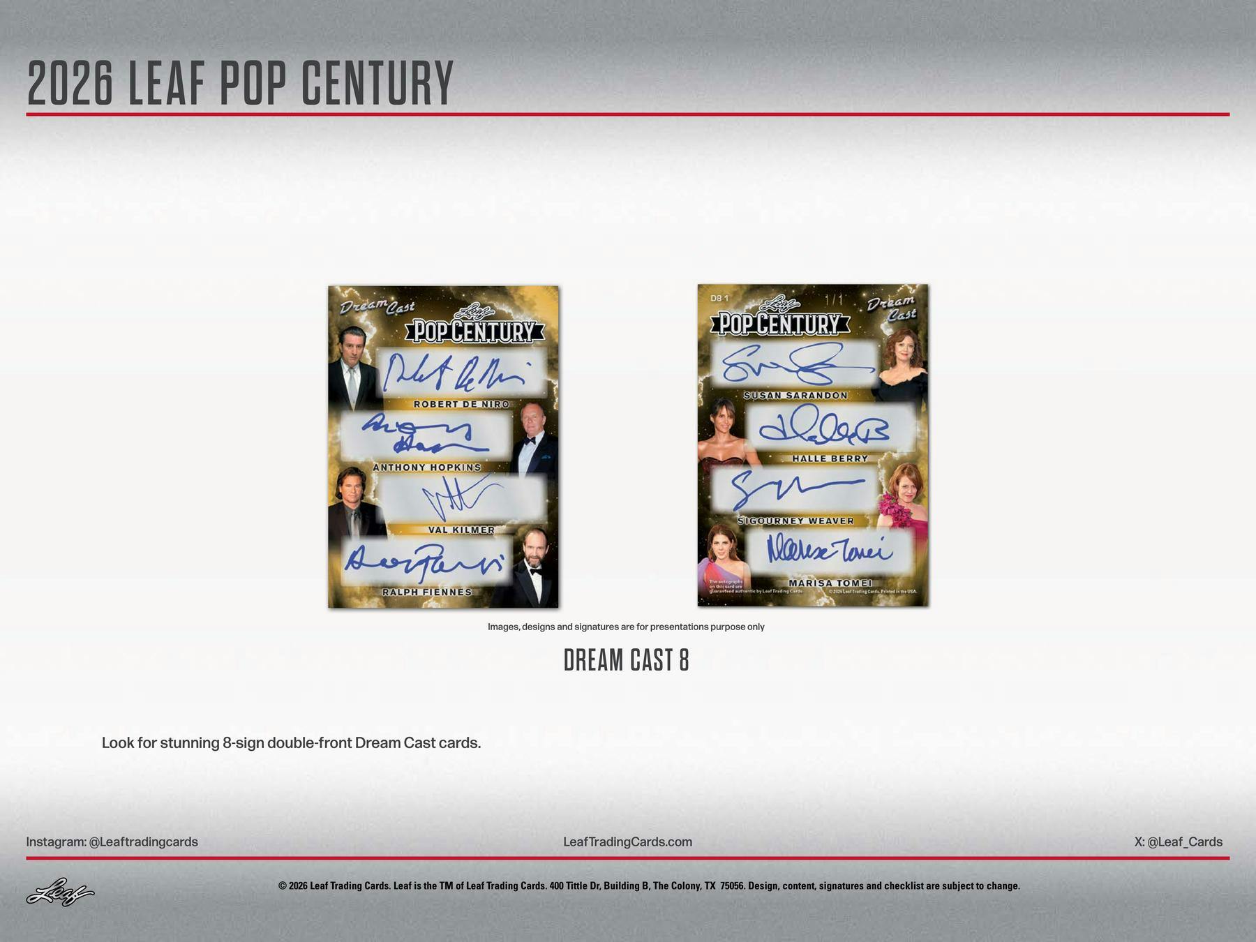 2026 Leaf Metal Pop Century Hobby Box (4 Autos) - Hobby Box