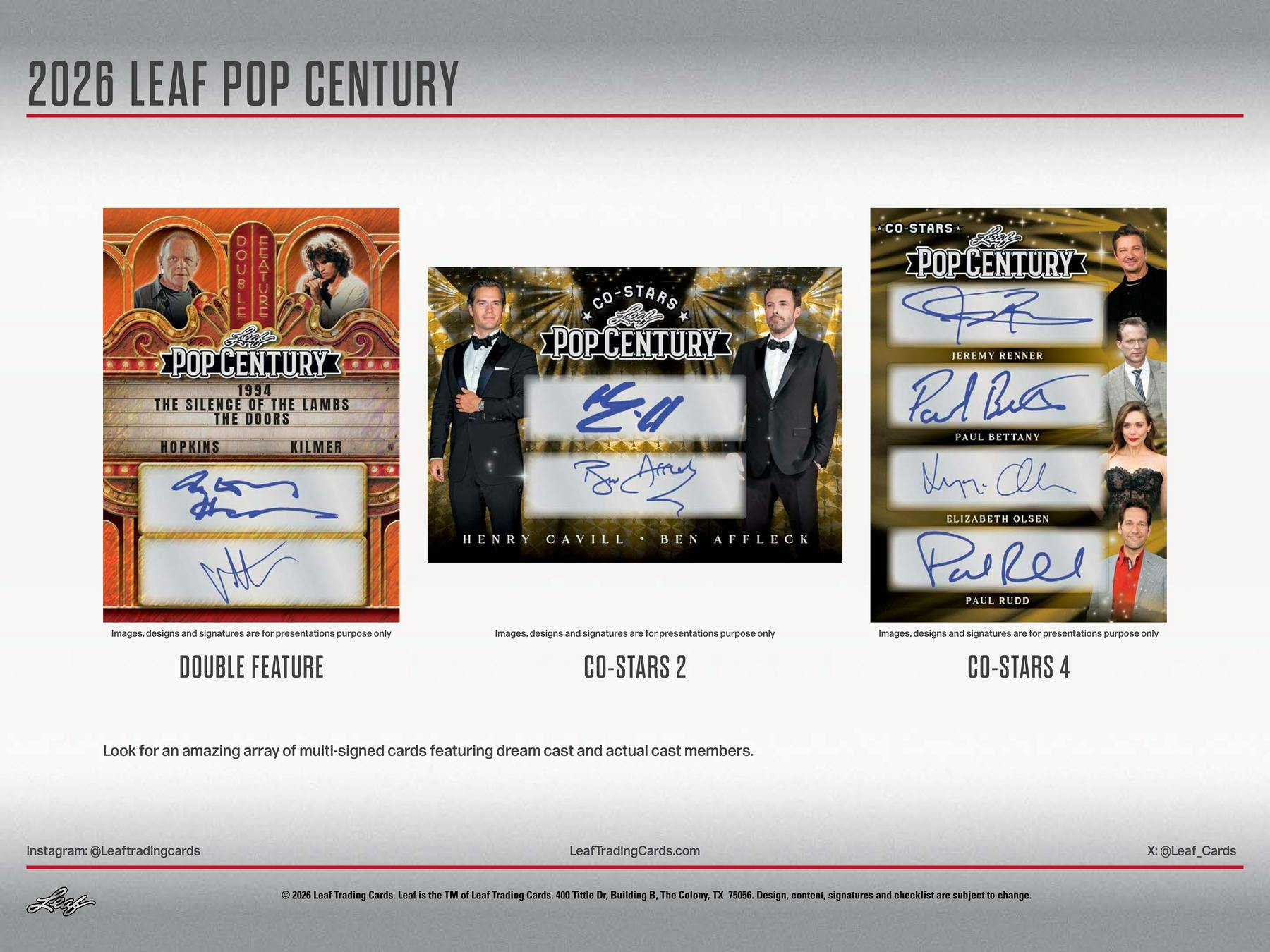 2026 Leaf Metal Pop Century Hobby Box (4 Autos) - Hobby Box