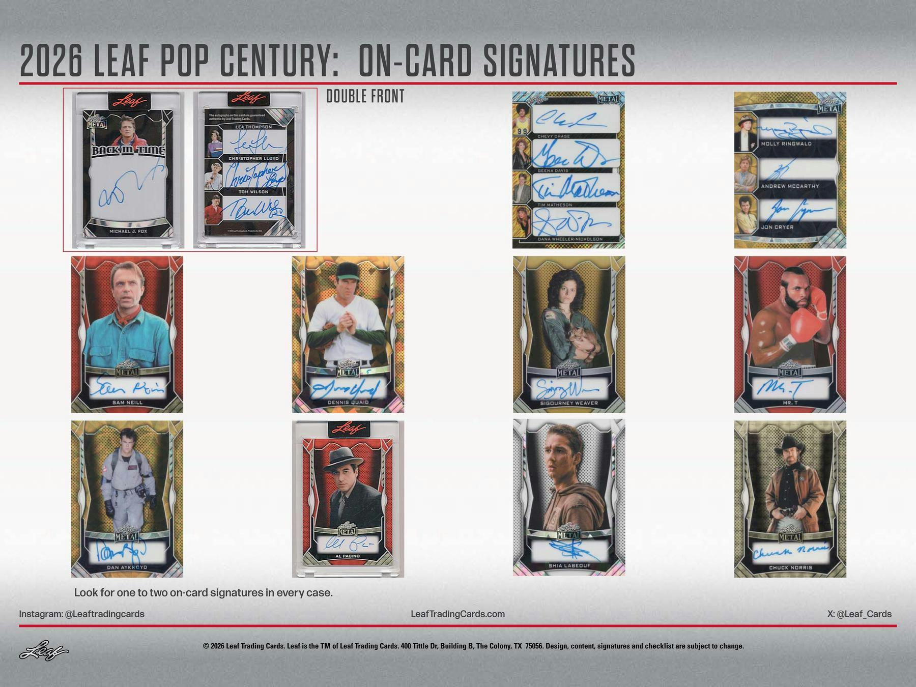 2026 Leaf Metal Pop Century Hobby Box (4 Autos) - Hobby Box
