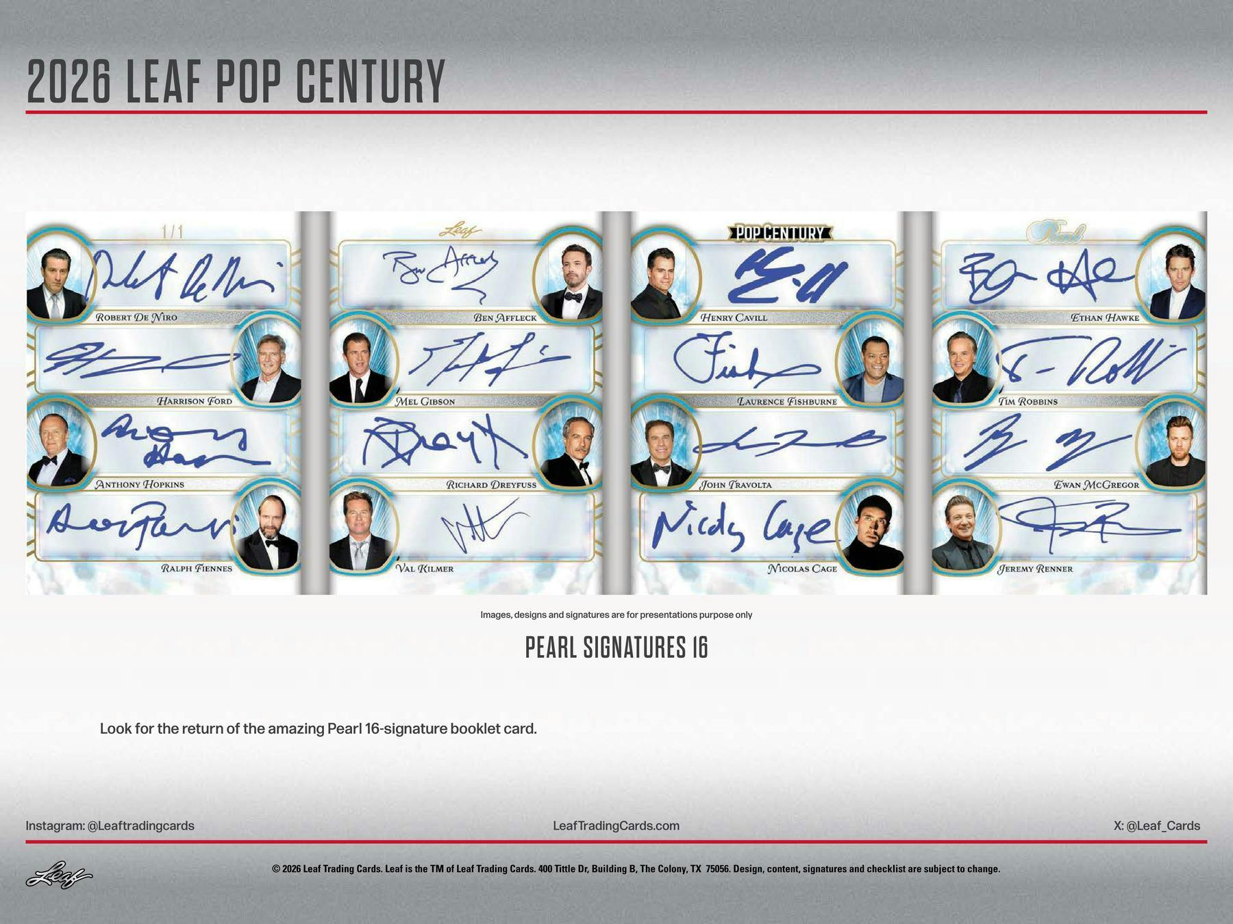 2026 Leaf Metal Pop Century Hobby Box (4 Autos) - Hobby Box