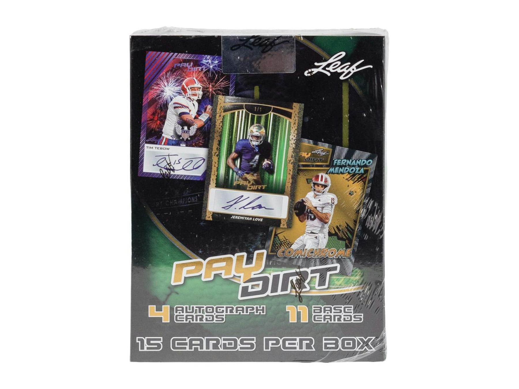 2026 Leaf Paydirt Football Hobby Box (4 Autos) - Hobby Box
