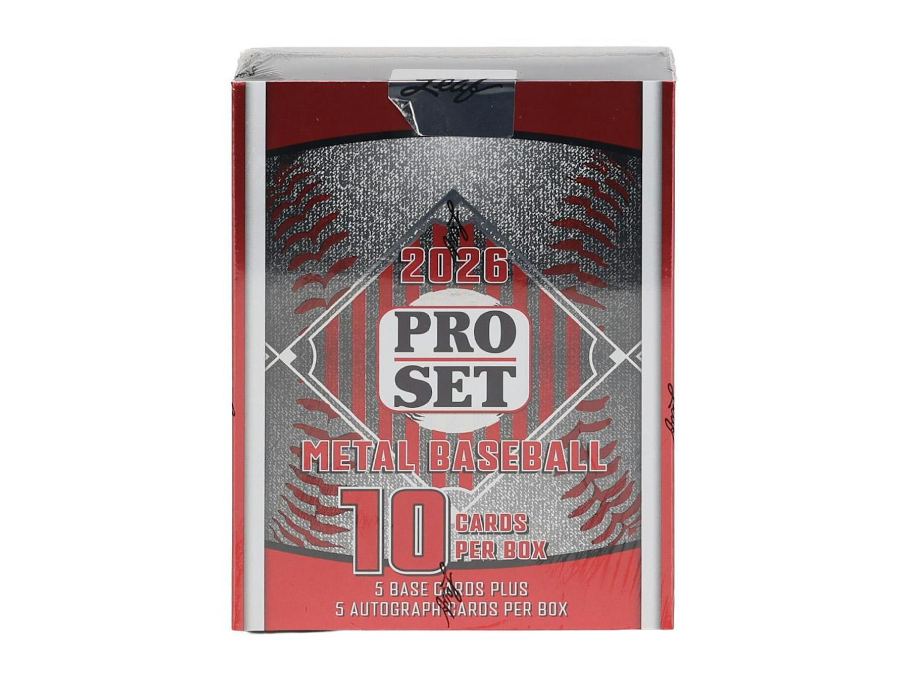 2026 Leaf Pro Set Metal Baseball Hobby Box (5 Autos) - MLB Hobby Box