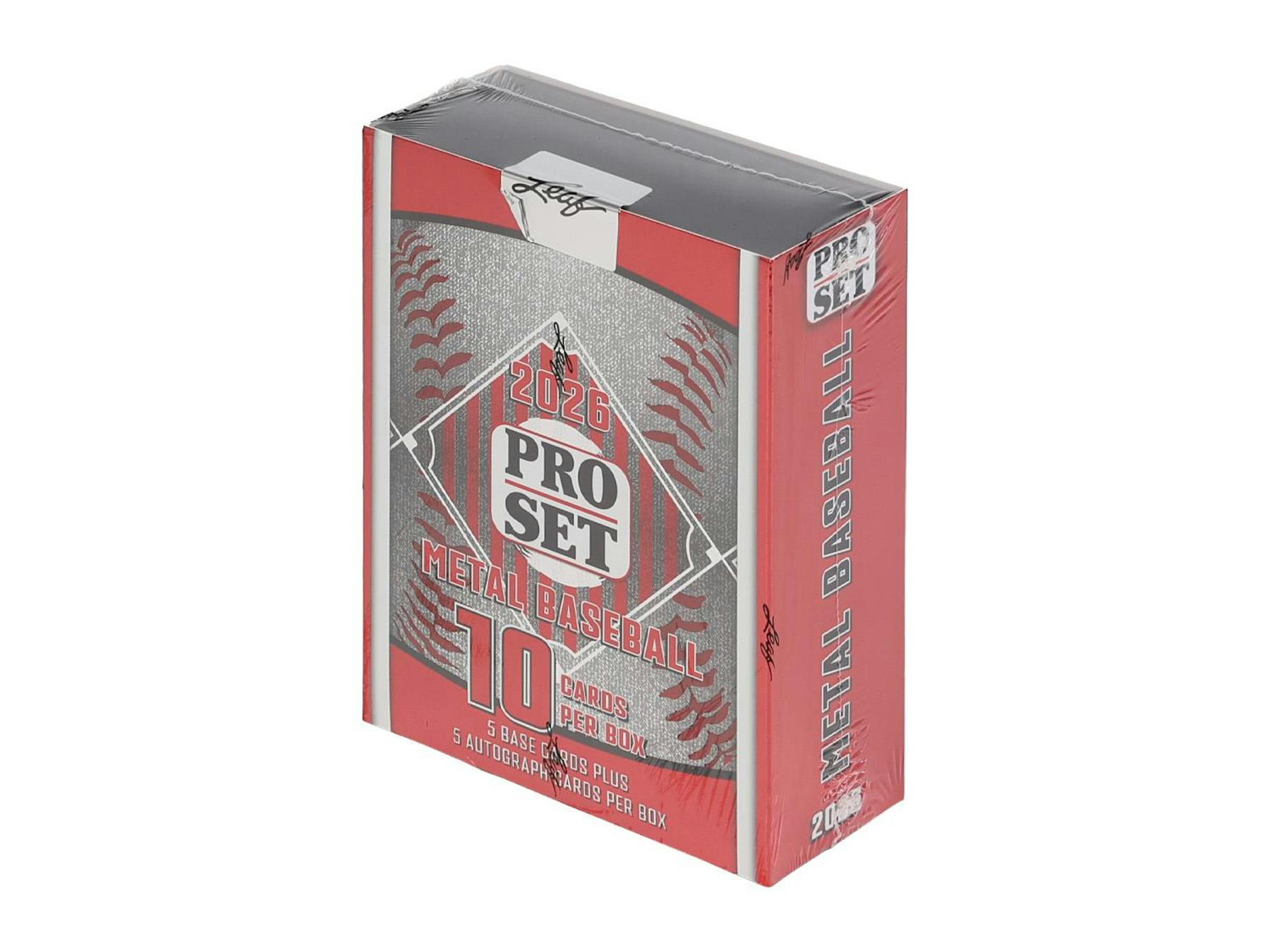 2026 Leaf Pro Set Metal Baseball Hobby Box (5 Autos) - MLB Hobby Box