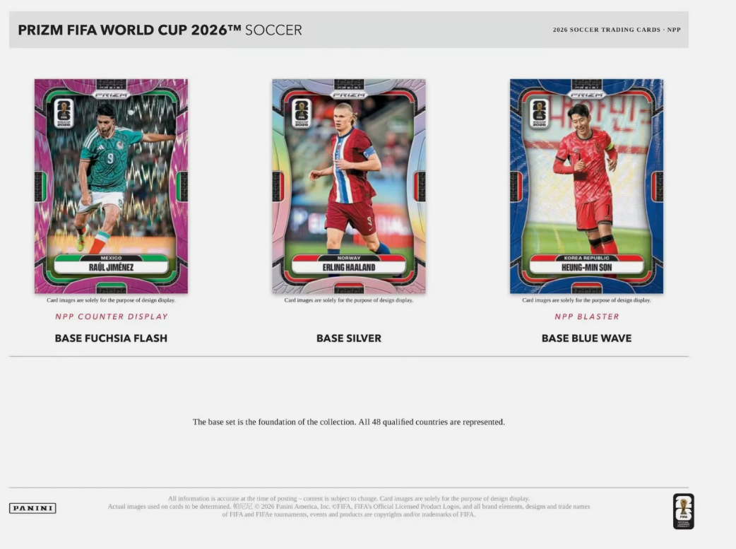 2026 Panini Prizm FIFA World Cup Soccer 24-Pack Retail Box (Color Blast / Manga / Alter Ego) - Soccer