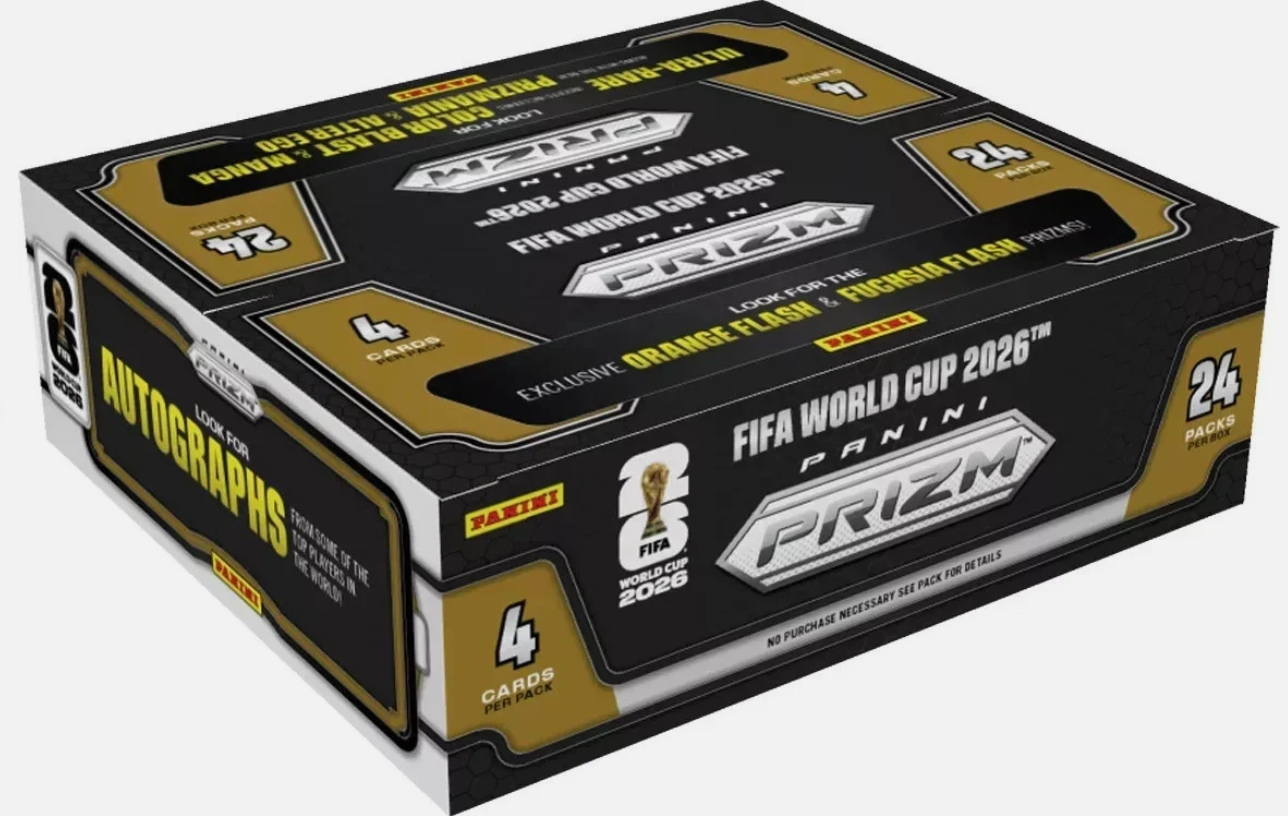 2026 Panini Prizm FIFA World Cup Soccer 24-Pack Retail Box (Color Blast / Manga / Alter Ego) - Soccer