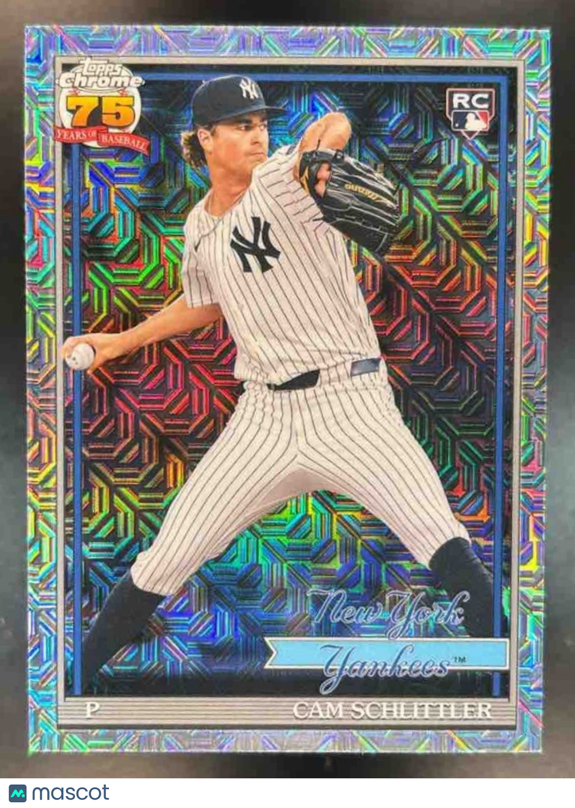 2026 Topps Cam Schlittler 1991 Chrome Silver Pack Mojo RC New York Yankees - Sports Cards