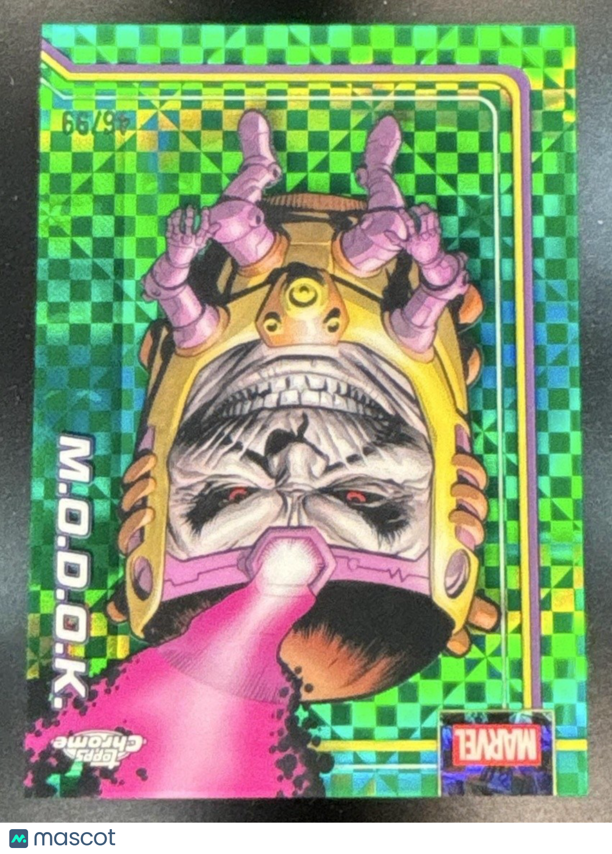 2026 Topps Chrome Marvel Comics MODOK Green X-Fractor /99 #073 - Non-Sports Cards