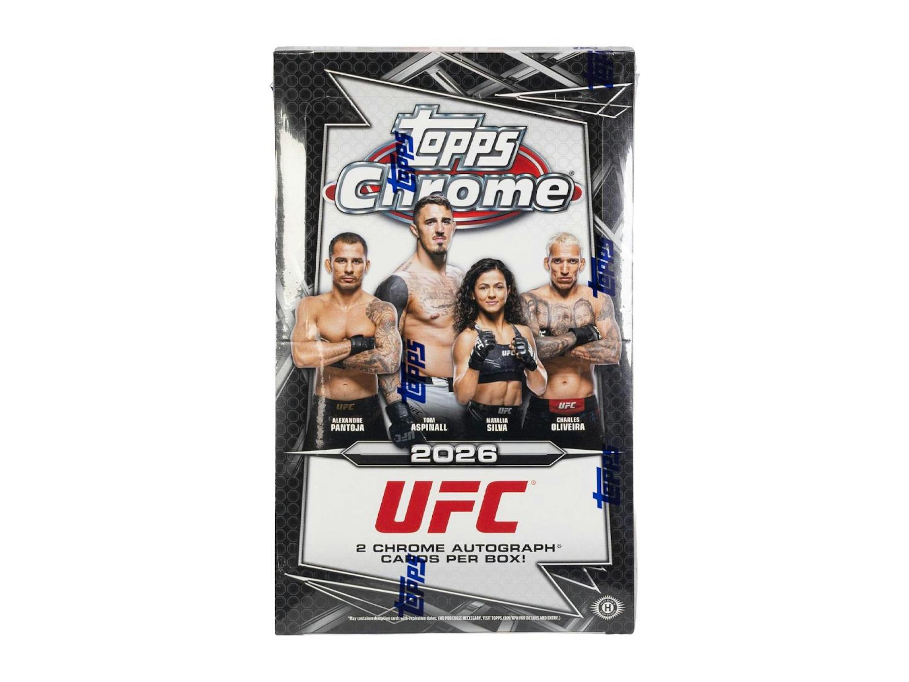2026 Topps Chrome UFC Hobby Box (2 Autos) - Trading Cards